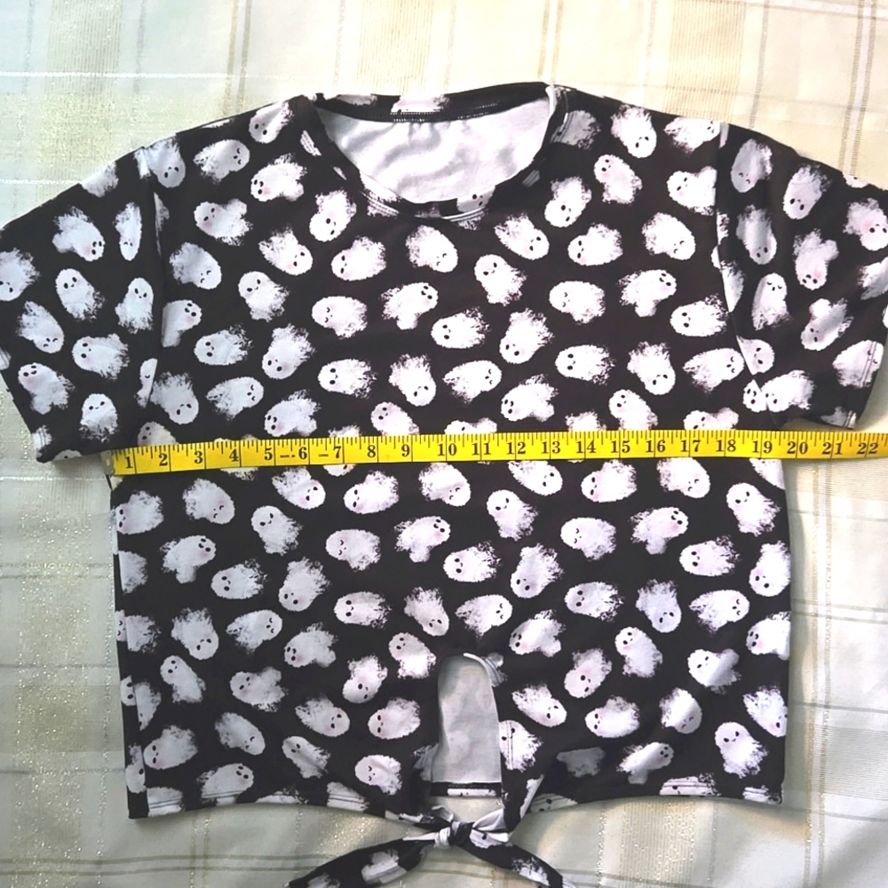 EUC Blackmilk Ghosties Crop Top - Picture 7 of 8